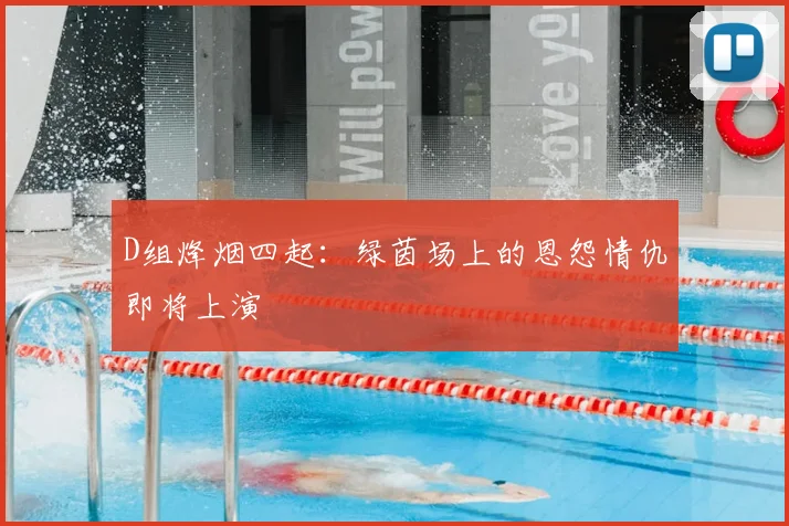 D组烽烟四起：绿茵场上的恩怨情仇即将上演
